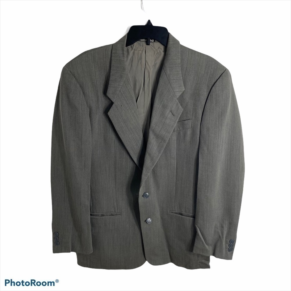 Giorgio Armani Gray Blazer Men’s Made in Italy